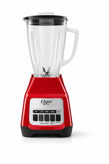 LICUADORA OSTER V/VIDRIO 700W 2V ROJA LINZM